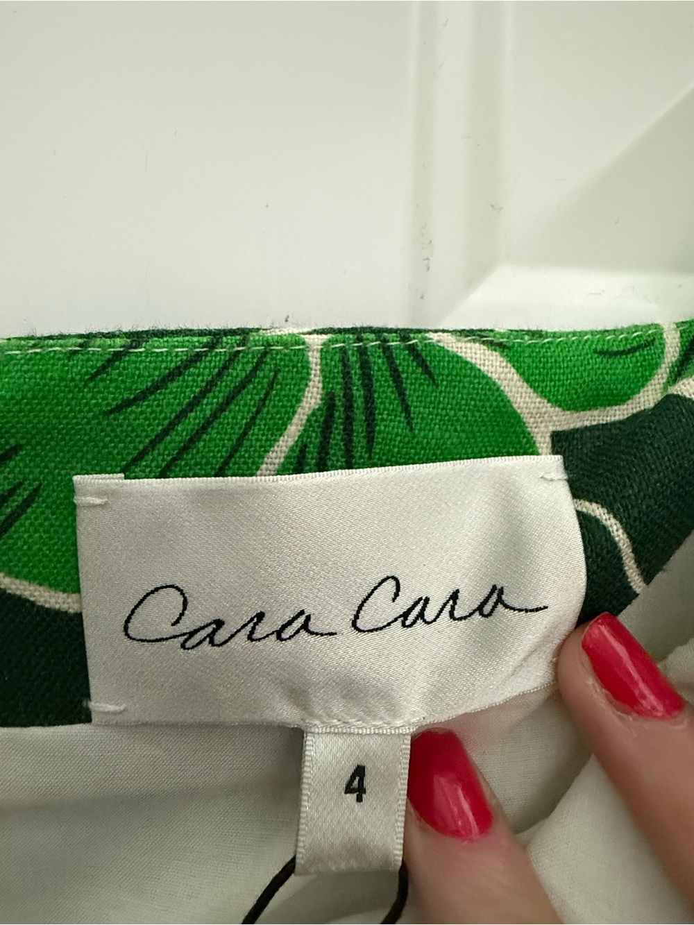 CARA CARA Perla printed linen halterneck midi dress NWT - Picture 5 of 6